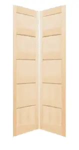 Porte pliante Shaker 5 panneaux