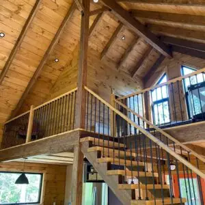 Marches pin blanc 3 pouces