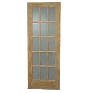 Porte Française 15 verres opaques